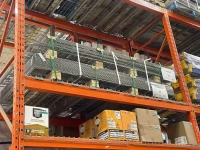 North America retail chain custom wire shelving project
